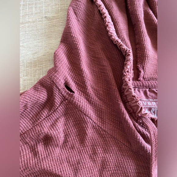 Converse One Star waffle knit zip up hoodie - LARGE - well worn - 2011 - Picture 9 of 10